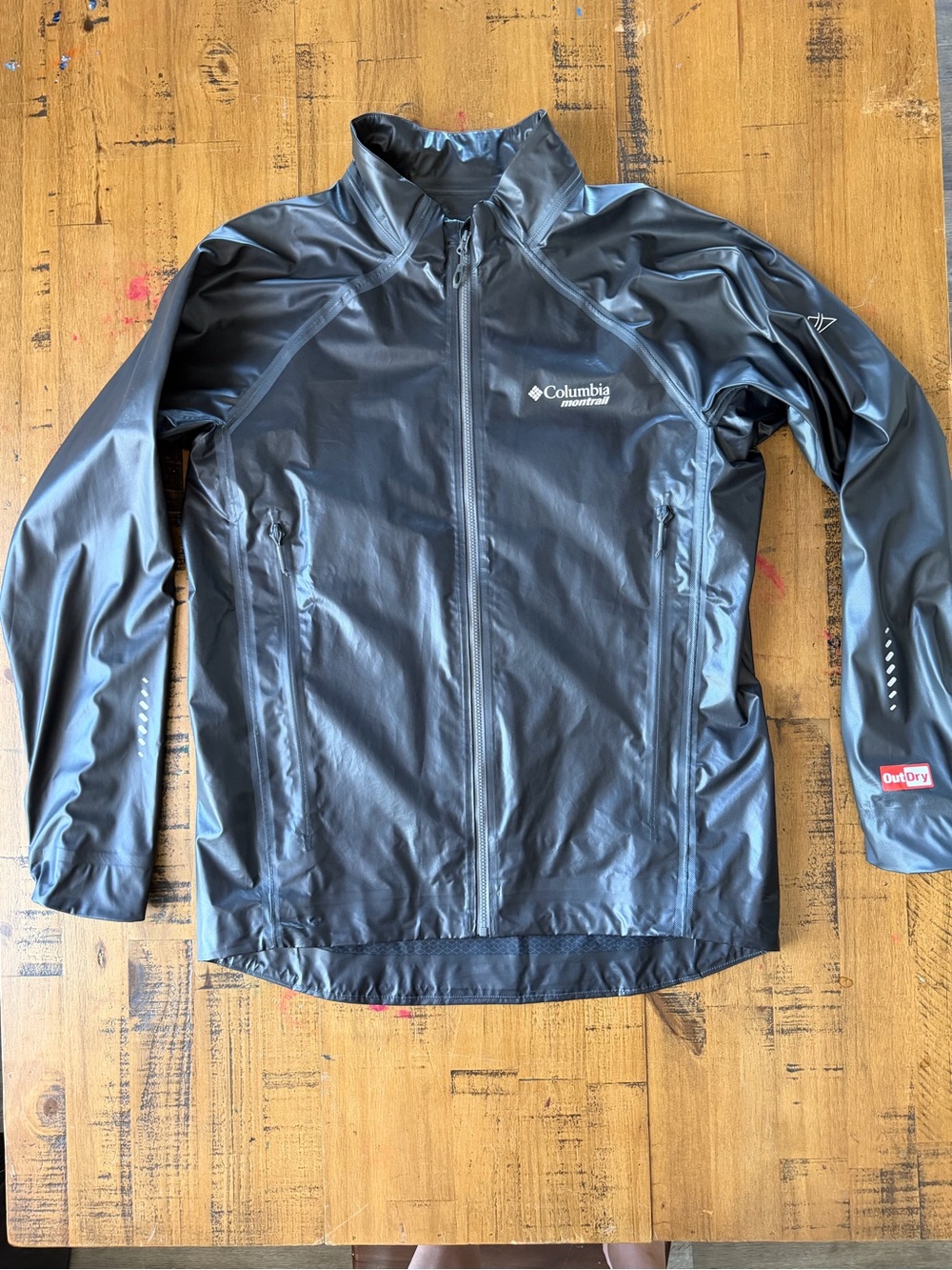 Columbia Montrail Men’s Black Waterproof Zip Jacket